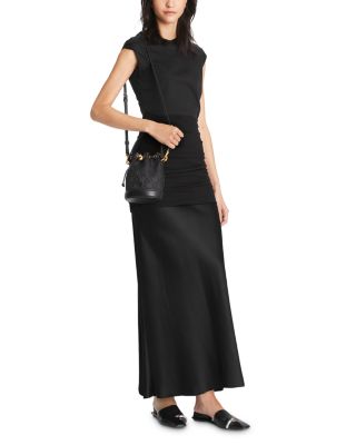 Mini T Monogram Jacquard Bucket Bag