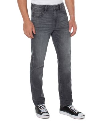 Kingston Modern Straight Jeans in Greystone
