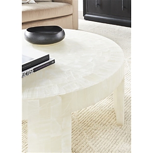 Vanguard Furniture Meridian Round Cocktail Table In Cloud Onyx