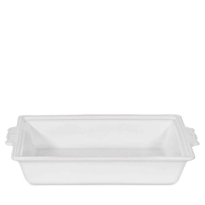 Berry & Thread Whitewash 13" Rectangular Baker with Lid