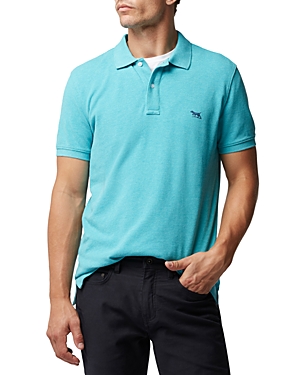 Shop Rodd & Gunn The Gunn Slim Fit Polo Shirt In Aqua