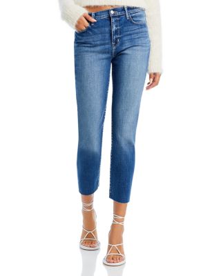 Sada High Rise Cropped Slim Leg Jeans in Cambridge