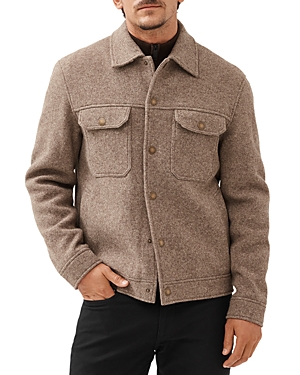 Shop Rodd & Gunn Brooklyn Wool Jacket In Fawn