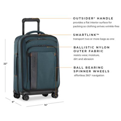 ZDX 22" Carry-on Expandable Spinner Suitcase