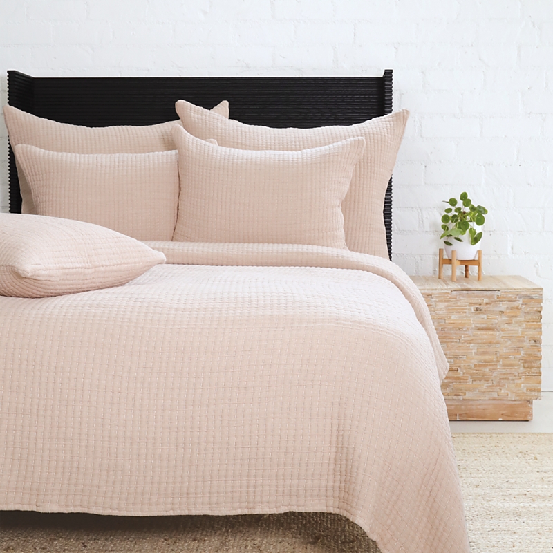 Pom Pom At Home Vancouver Coverlet & Shams Collection In Amber