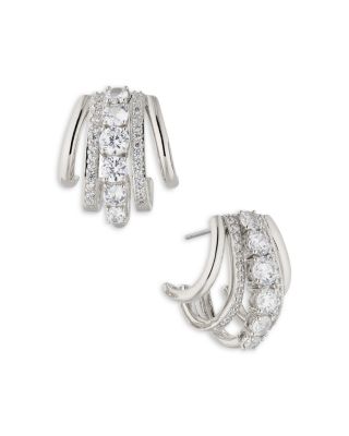 Nadri - Cleo Mixed Hoop Earrings