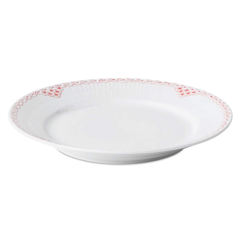 Royal Copenhagen Coral Lace Plate In Multi