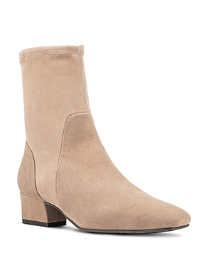 Aquatalia Women's Stassi Stretch Ankle Boots In Taupe