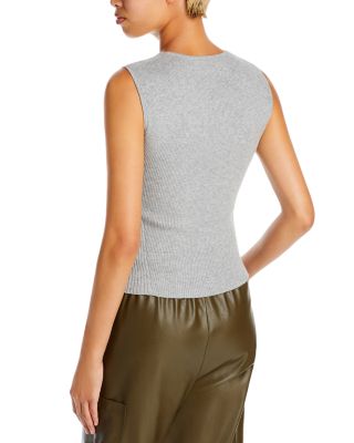 Ariana Ribbed Muscle Top