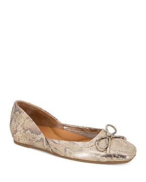 Shop Gentle Souls By Kenneth Cole Women's Sailor Bow Ballet Flats In Rose Gold