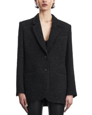 The Kooples Shiny Tweed Blazer