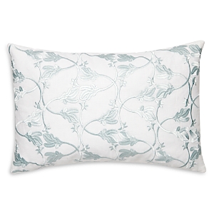 Sferra Vigna Decorative Pillow, 12 X 18 - 100% Exclusive In White/sea