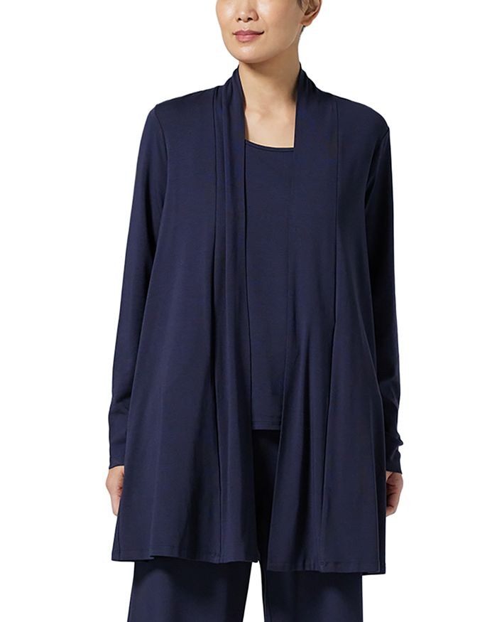 Eileen fisher navy cardigan top