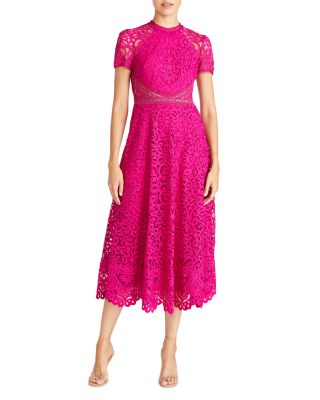 ML Monique Lhuillier - Lace Midi Dress