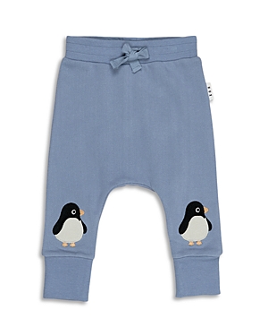 Huxbaby Boys' Percy Cotton Fleece Penguin Applique Sweatpants - Baby, Little Kid