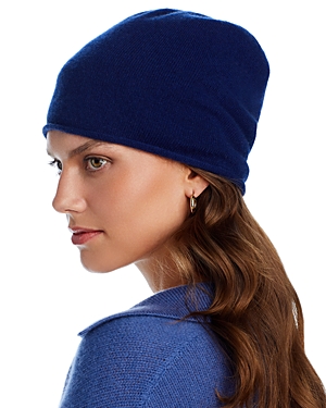 C By Bloomingdale's Cashmere Angelina Rolled Edge Slouch Hat - 100% Exclusive In Sky