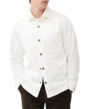Rodd & Gunn X Gilbert Kingston Park Cotton Shirt Jacket In Ecru