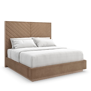 Shop Caracole Meet You In The Middle Bed, Queen In Camel
