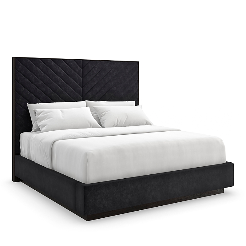 Caracole Meet You In The Middle Bed, Queen In Cool Brown
