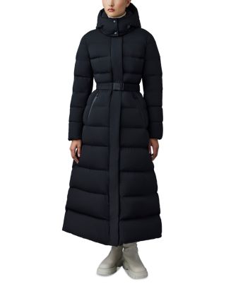 Mackage＊CALINA-CITY down maxi coat＊マキシコート Oksana, smocked detail long down coat | Mackage® US