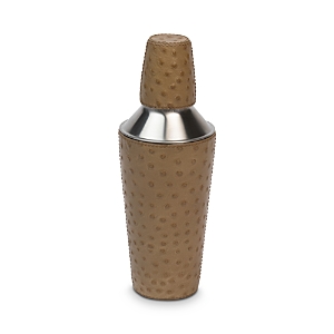 Shop Blue Pheasant Witney Cocktail Shaker In Oat Brown