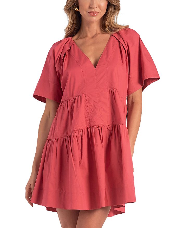 Elan Tiered Mini Dress | Bloomingdale's