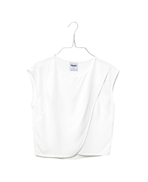 Shop Madri Collection Crossover Nursing Top In White