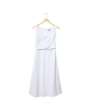 MADRI COLLECTION CROSSOVER NURSING DRESS