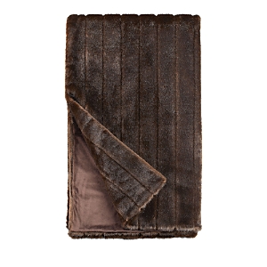 Donna Salyers Fabulous-furs Signature Series Faux Fur Throw In Brown