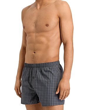 Hanro Fancy Woven Boxers In Casual Check