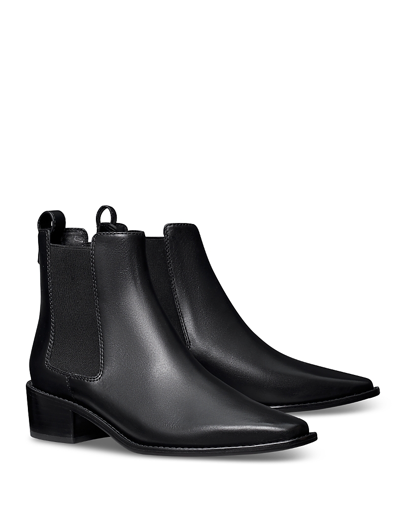 Tory Burch Women's Western Pointed Toe Ankle Chelsea Boots
