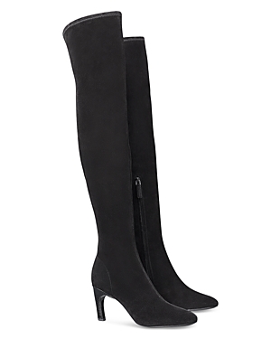 Tory Burch Women's High Heel Over The Knee Boots In Perfect Black