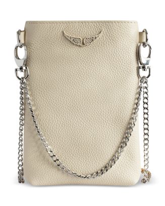 【関税込み】Rock Phone Pouch - Zadig & Voltaire - Leather - Zadig & Voltaire Rock Phone Pouch Grained Leather