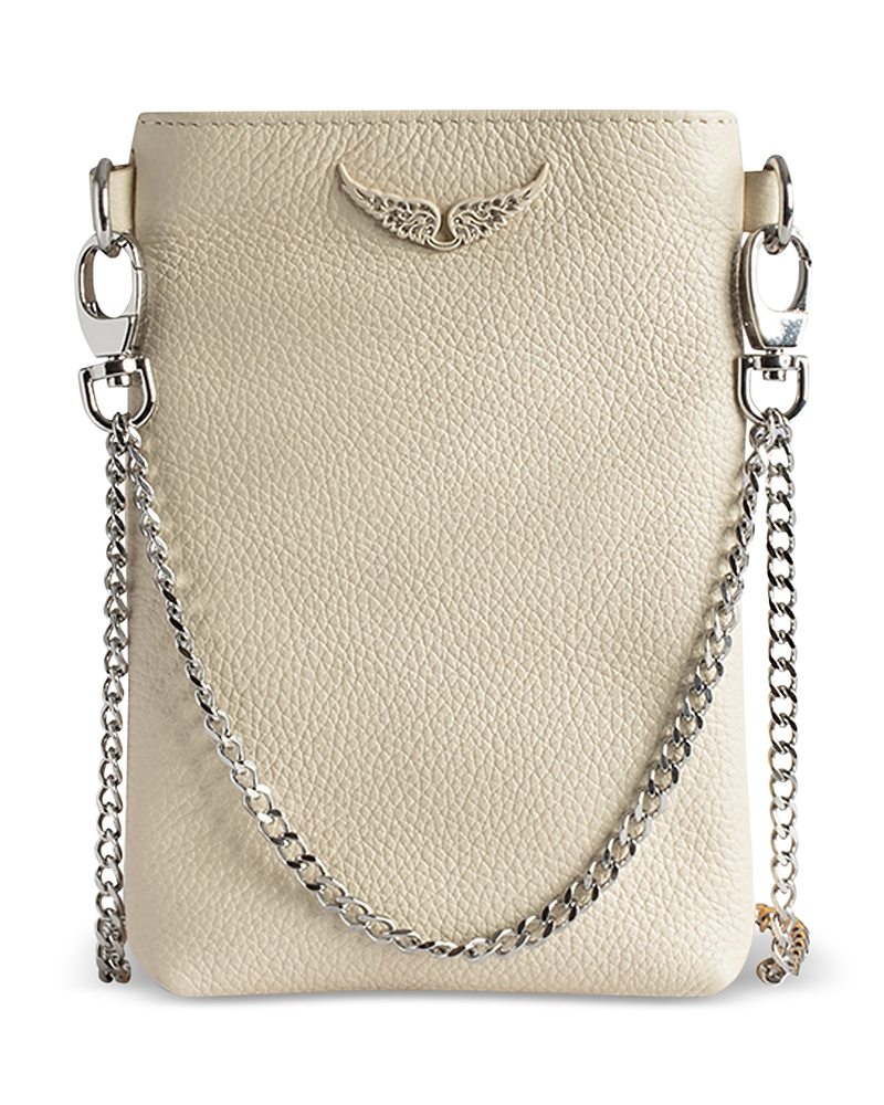 Zadig & Voltaire Rock Leather Phone Pouch