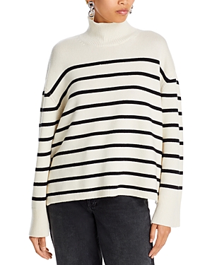Shop Anine Bing Courtney Sweater In Black/white
