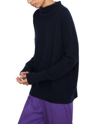 Boiled Cashmere Funnel Neck Sweater