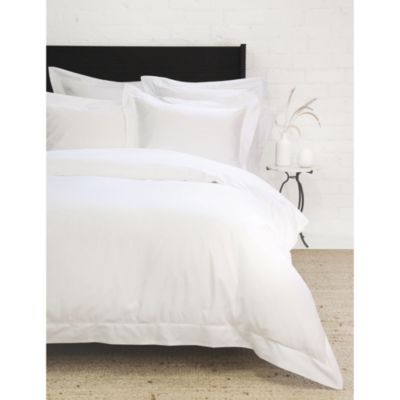 POM POM AT HOME - Classico Hemstitch Cotton Sateen Duvet Cover Set, Twin