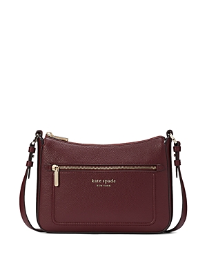 Kate Spade New York Hudson Pebbled Leather Crossbody In Cordovan