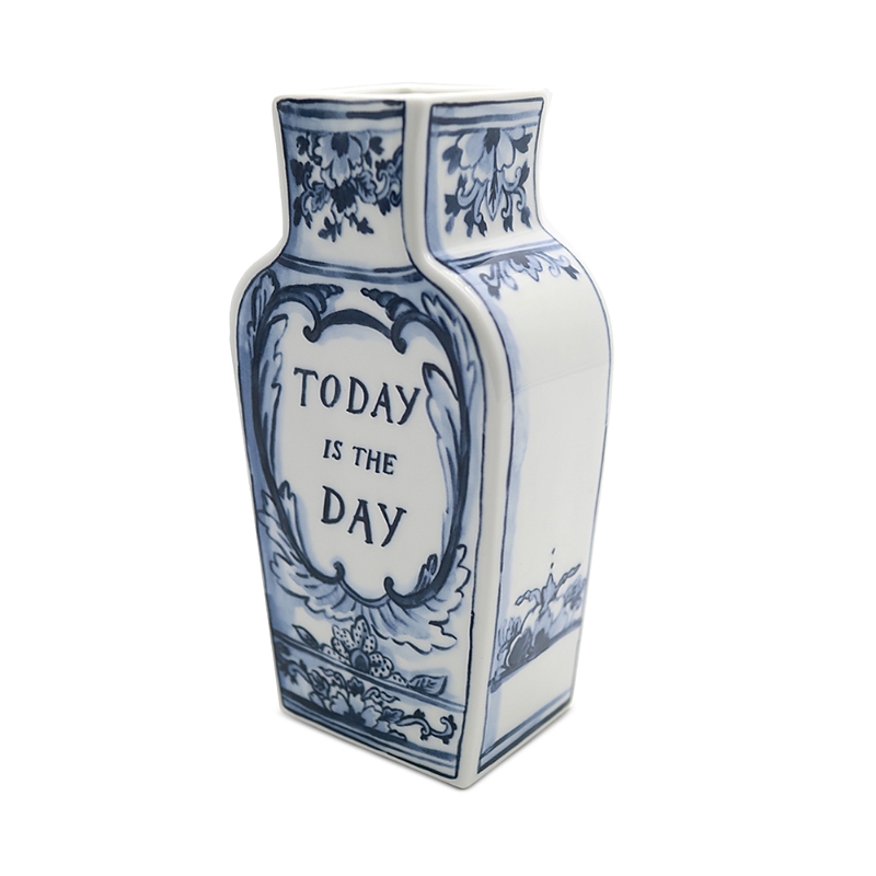 Twig New York Well Versed Today 7 Vase In Blue