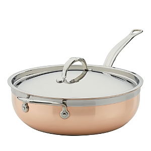 Shop Hestan 5 Qt Copper Essential Pan In Brown