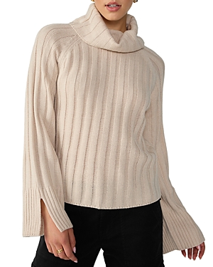 It's Cold Outside Ribbed Cowl Neck Sweater