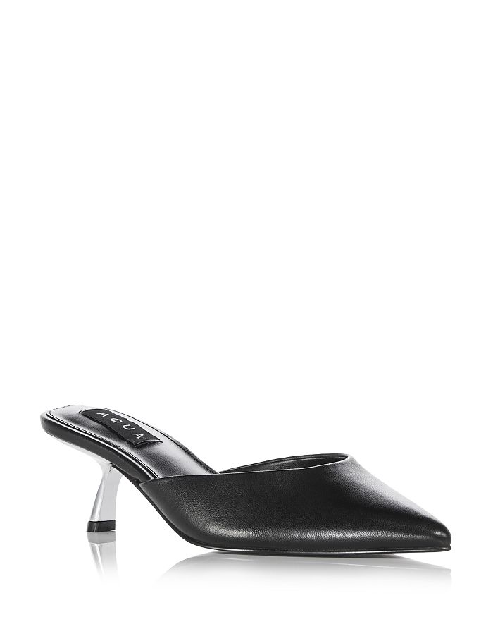 AQUA Women's Milee Pointed Toe Slip On High Heel Pumps - 100% Exclusive ...