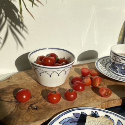 H. Blue Bird Dessert Fruit Bowl
