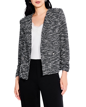 Nic + Zoe Starry Sky Knit Jacket In Black Multi In Black Multi