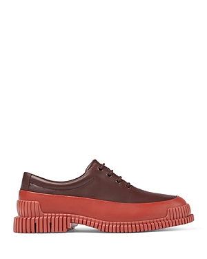 Shop Camper Men's Multicolor Pix Lace Up Shoes In Brown/red