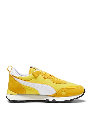 Puma Men's Rider Fv Pop Fs Lace Up Sneakers In Yellow
