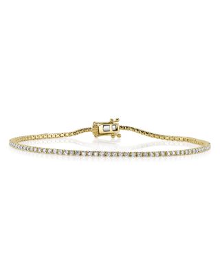 Moon & Meadow - 14K Yellow Gold Diamond Tennis Bracelet