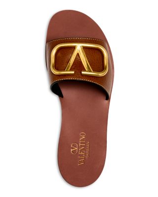 送料込/関税込■VALENTINO GARAVANI■VLogo スライド Valentino Garavani Women's V Logo Slide Sandals | Bloomingdale's