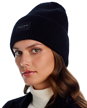 Rag & Bone Blake Beanie Hat In Black