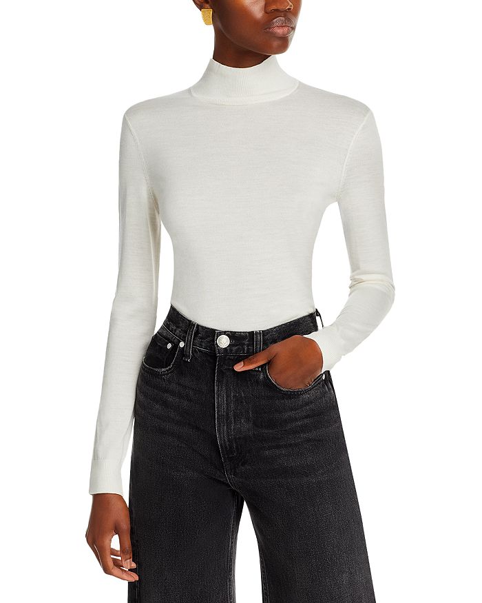 Theory deals sheer turtleneck